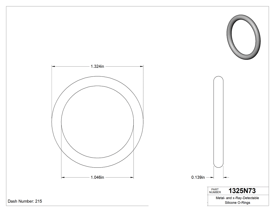 Technical drawing - 1325N73